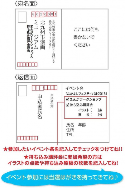 往復はがきの書き方